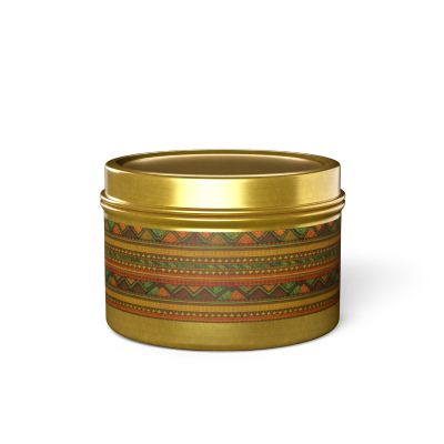 Boho Tin Candles - Eco-Friendly Aromatherapy, Home Decor, Gift for Her, Relaxation, Cozy Atmosphere, Bohemian Style