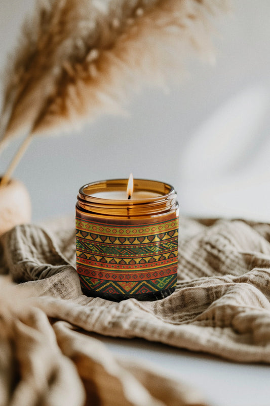 Boho Tin Candles - Eco-Friendly Aromatherapy, Home Decor, Gift for Her, Relaxation, Cozy Atmosphere, Bohemian Style