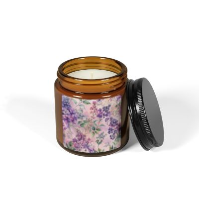Floral Scented Soy Candle | Eco-Friendly Home Decor, Aromatherapy Gift, Relaxation, Spa Essentials, Holiday Celebration