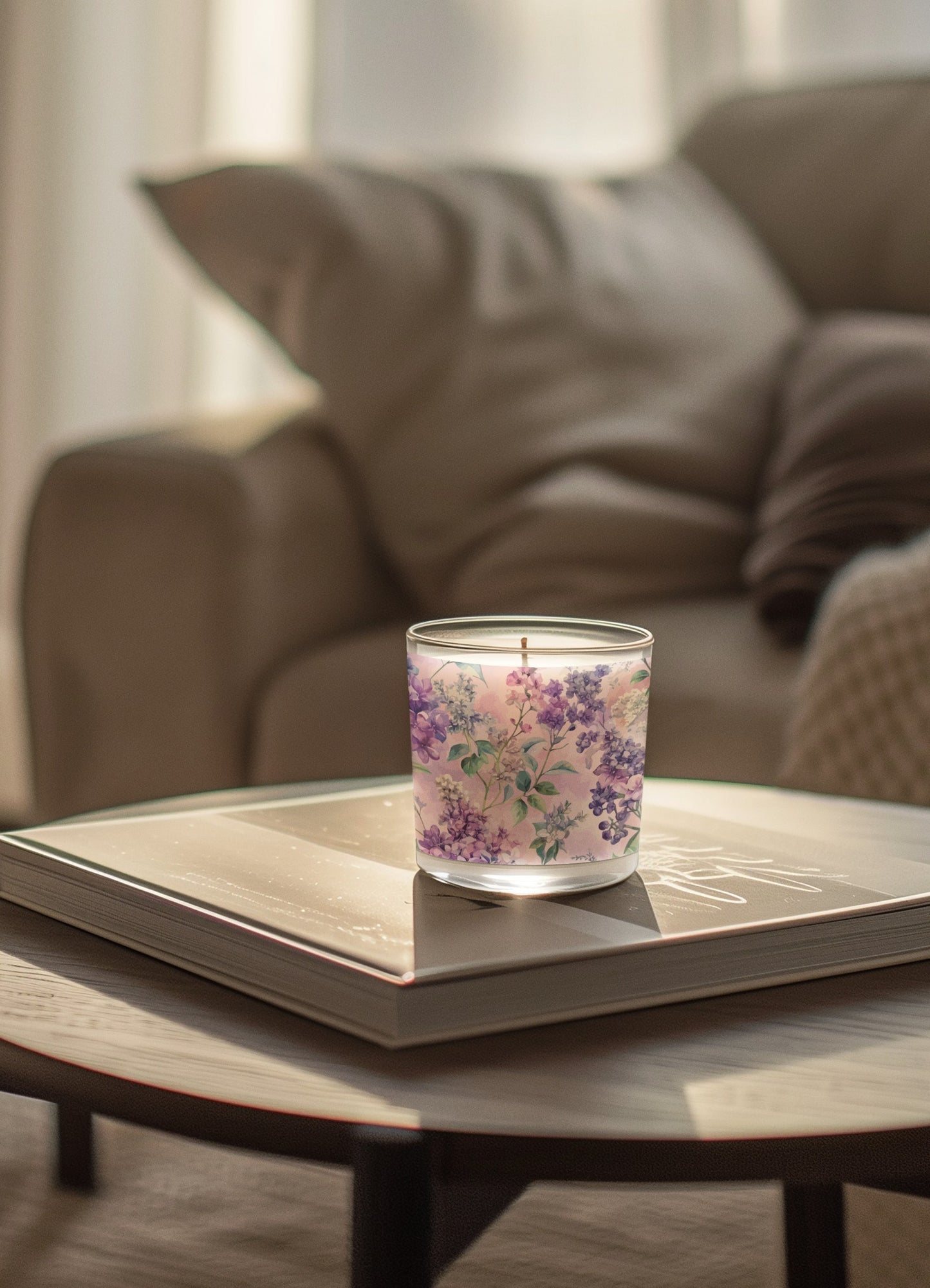 Floral Scented Soy Candle | Eco-Friendly Home Decor, Aromatherapy Gift, Relaxation, Spa Essentials, Holiday Celebration