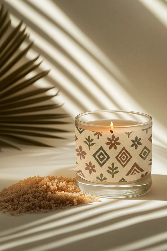 Natural Floral Scented Candle - Eco-Friendly, Aromatherapy Gift, Home Decor, Relaxation, Self-Care, Candle Lovers