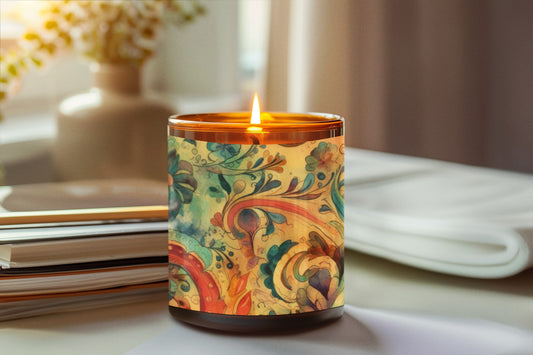 Colorful Floral Tin Candles - Aromatherapy, Home Decor, Gifts for Her, Stress Relief, Meditation, Birthday, Housewarming