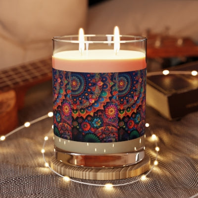 Colorful Aroma Candle - Bohemian Home Decor, Cozy Gift, Relaxation Candle, Meditation, Aromatherapy
