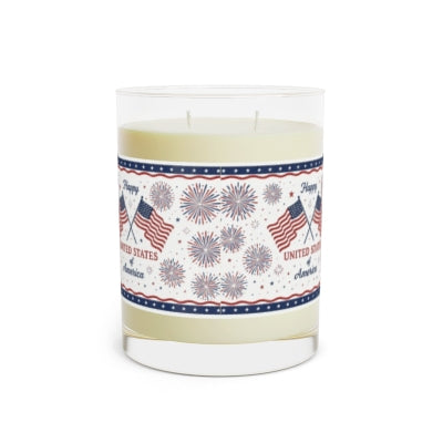 Patriotic Scented Candle, Independence Day Decor, USA Home Fragrance, 4th of July Gift, Celebration Candle