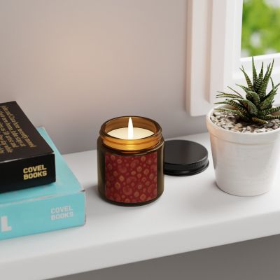 Cozy Scented Soy Candle, Relaxing Aromatherapy, Home Decor Gift, Birthday, Self-Care, Fall Vibes, Amber Jar Candle