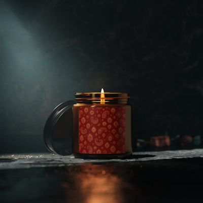 Cozy Scented Soy Candle, Relaxing Aromatherapy, Home Decor Gift, Birthday, Self-Care, Fall Vibes, Amber Jar Candle