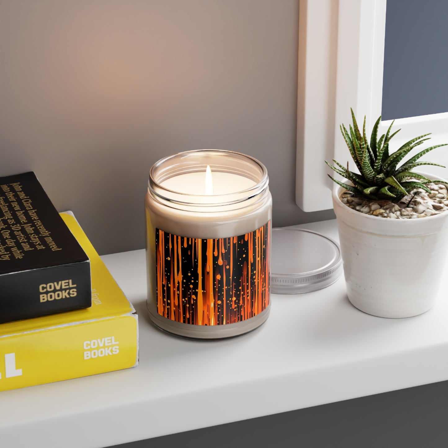 Scented Candles with Lava Design, Cozy Home Decor, Relaxation Gift, Aromatherapy Essentials, Birthday Present, Celebration Candles
