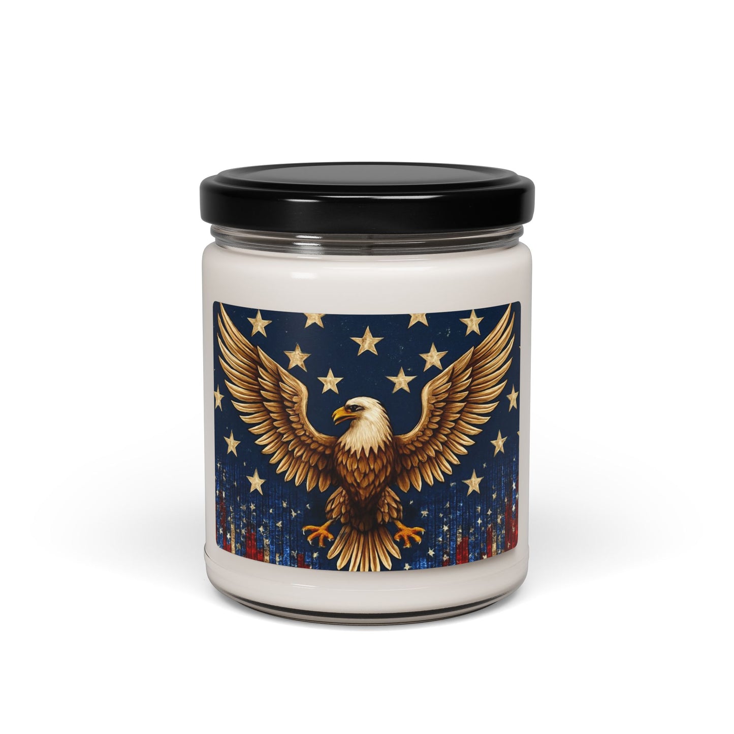 Patriotic Eagle Scented Candle | 9oz Soy Wax | Home Decor, Gift for Independence Day, Relaxation, Front Porch, Aromatherapy