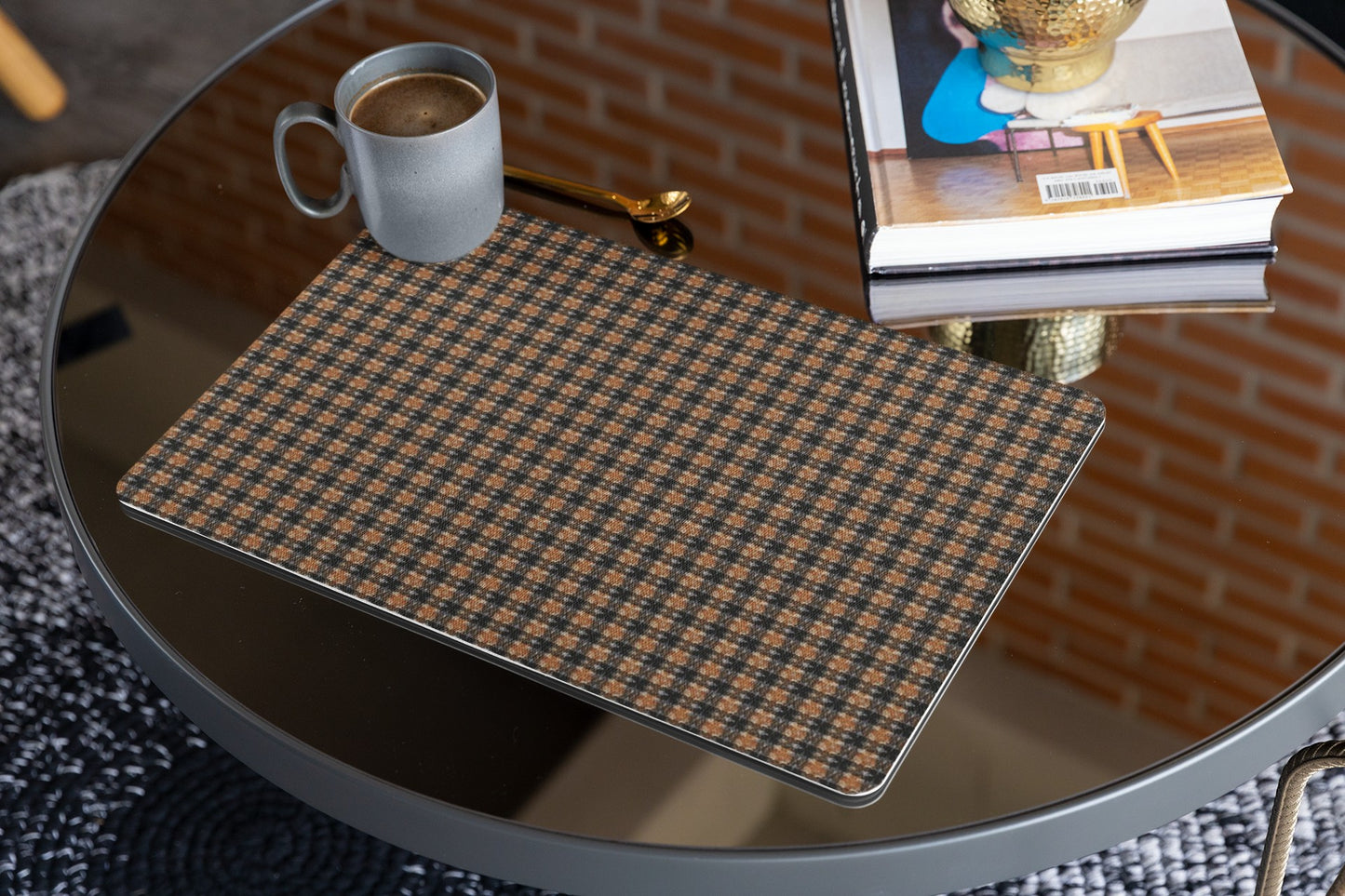 Rustic Plaid Placemat for Dining, Table Decor, Kitchen Table Accessories, Home Gatherings, Fall Dinner Parties, Thanksgiving Tablesetting