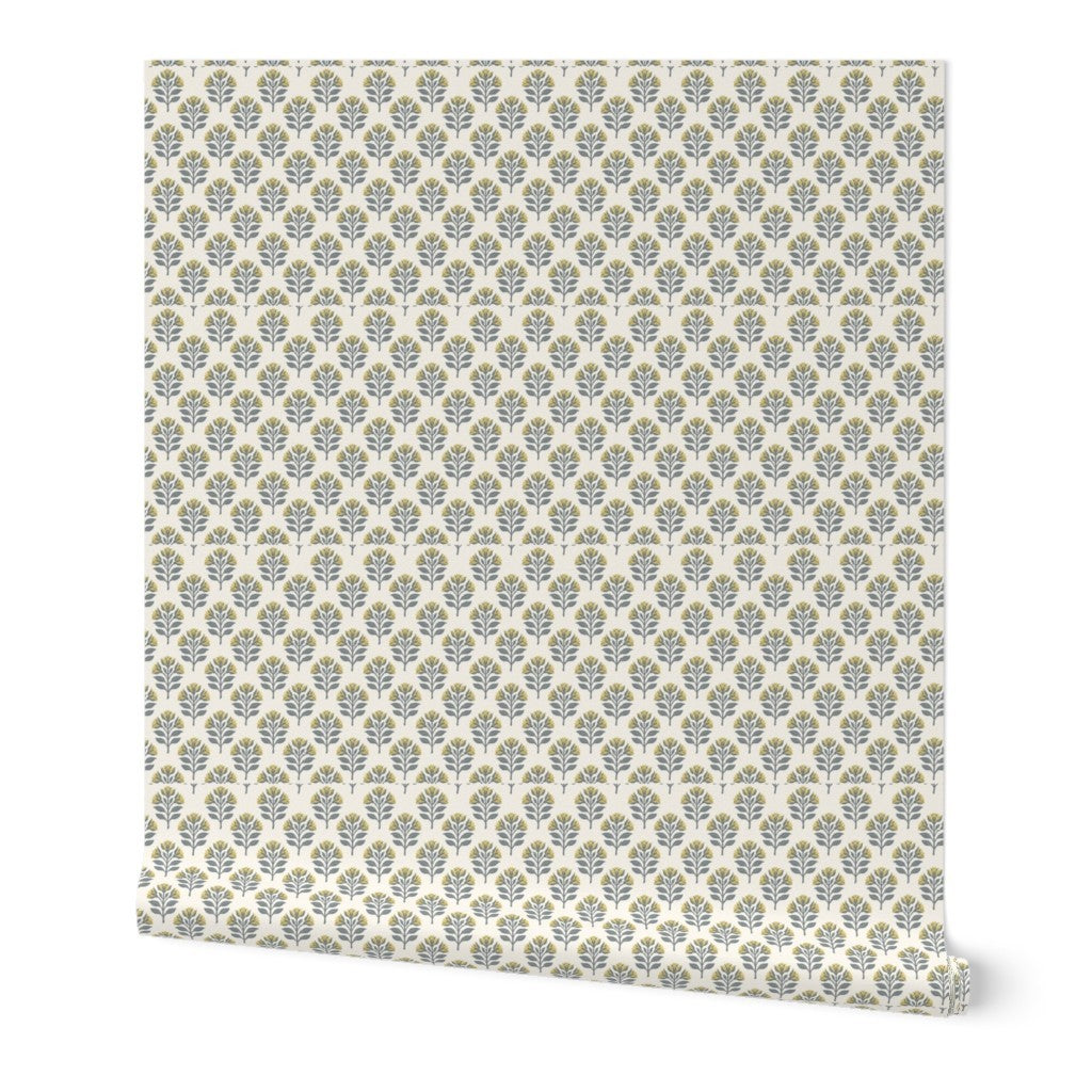 Minimalist Olive Leaf – Hand-Drawn Neutral Botanical Pattern