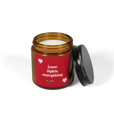 Scented Love Soy Candle, Romantic Gift, Home Decor, Valentine's Day, Aromatherapy