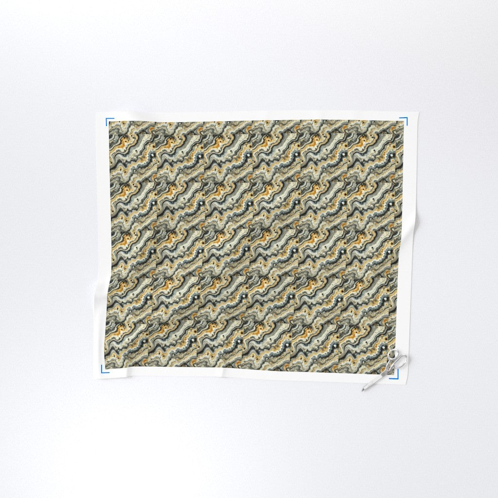 Fabric in Golden Veins Marble Texture