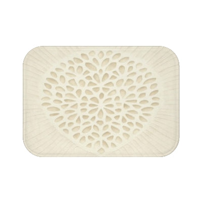Elegant Floral Bath Mat for Spa Vibe, Soft Non-Slip Bathroom Decor, Gift for Home, Mother's Day, Housewarming, Relaxation Essentials