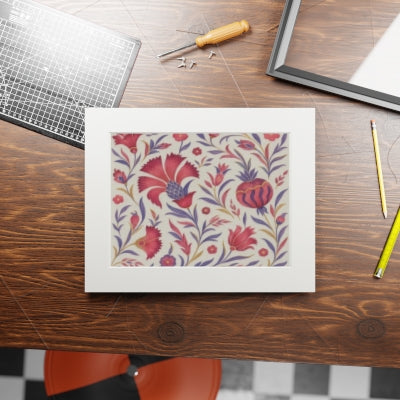 Artistic Floral Fine Art Prints - Framed Decor for Home, Office, Holidays, Gift Ideas, Wall Art