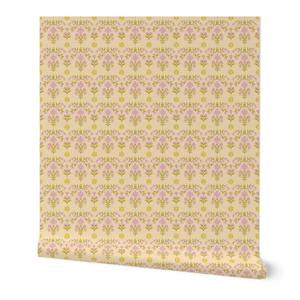 Vintage Lavender Garden – Soft Floral Repeat Pattern for Fabric & Wallpaper