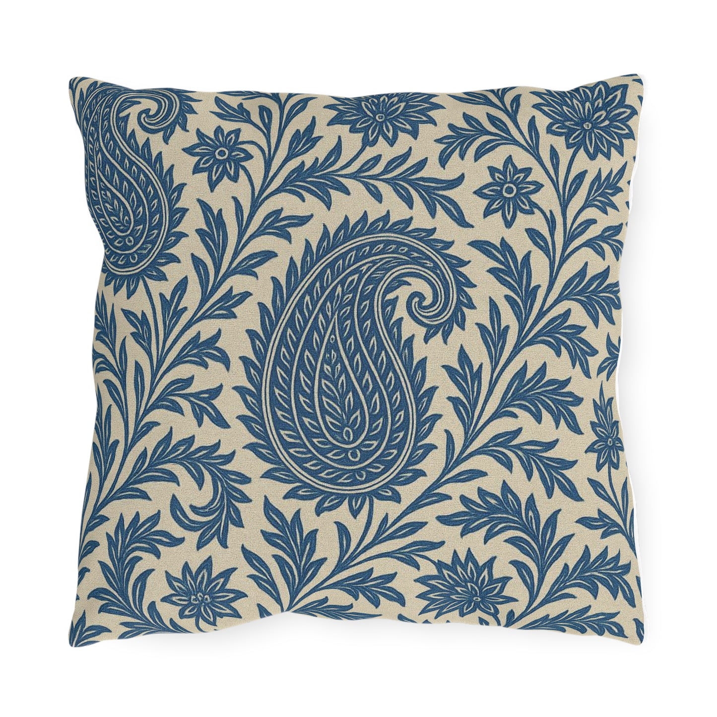 Outdoor Pillows in Elegant Paisley Design, Boho Chic Decor, Garden Accent, Patio Cushion, Outdoor Living, Home Decoration