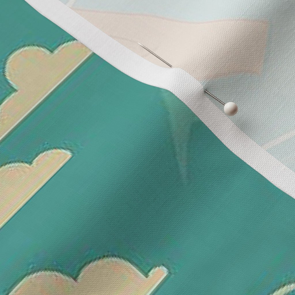 Fabric in Dream Bubble- Peaceful Floating Girl in the Sky