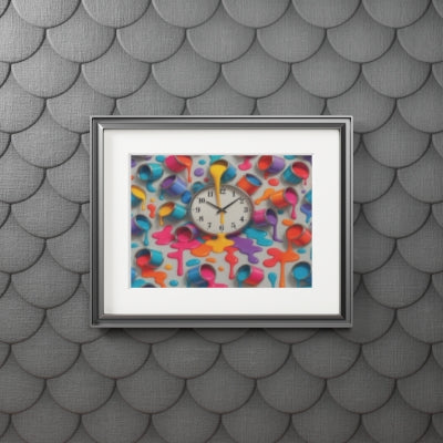 Colorful Paint Splatter Wall Art | Fine Art Prints, Decor, Gift, Home Office, Kids Room, Fun Art