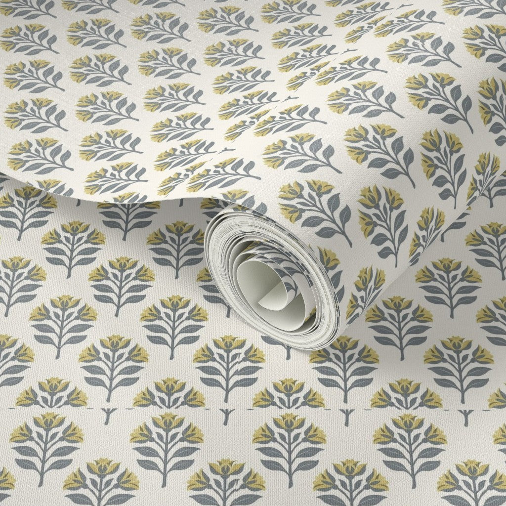 Minimalist Olive Leaf – Hand-Drawn Neutral Botanical Pattern