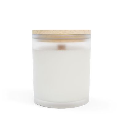 Celestial Frosted Glass Candle, 11oz | Decorative Candle, Home Decor, Relaxation Gift, Unique Candle, Cozy Ambiance