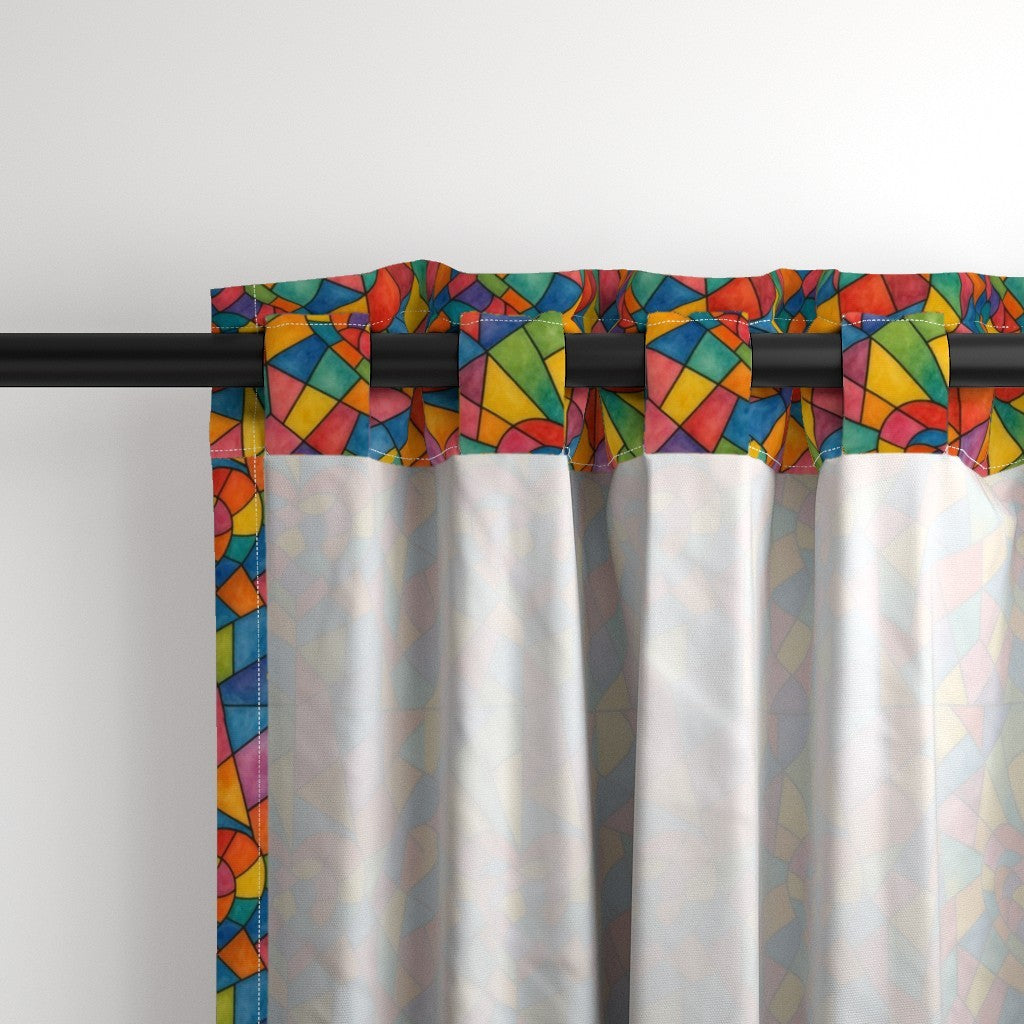 Cubist Heart Rainbow Geometric Joy