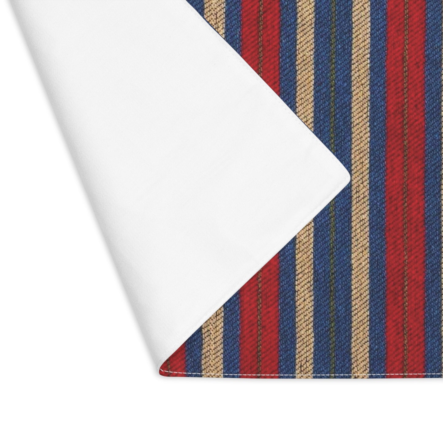 Vibrant Striped Placemat, Table Decor, Dining Table Runner, Kitchen Accessory, Picnic Essential, Holiday Table Setting