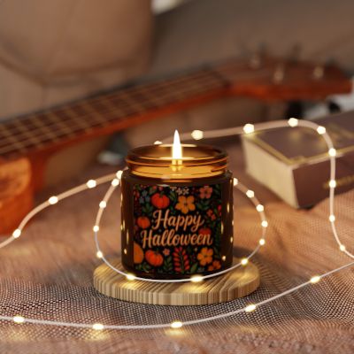 Halloween Scented Soy Candle | Fall Decor, Autumn Gift, Pumpkin Candle, Handmade Candle, Cozy Home Fragrance