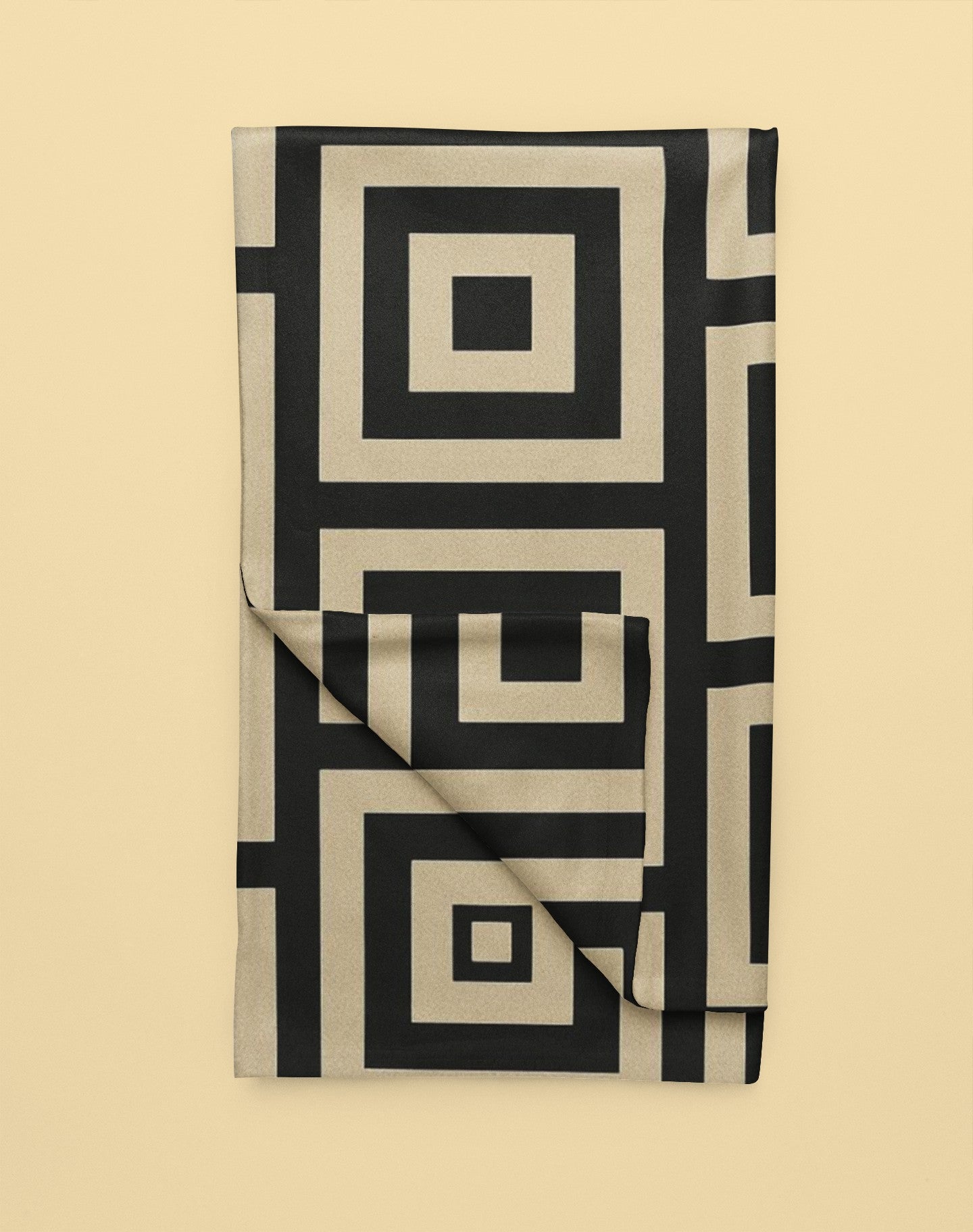 Modern Geometric Throw Blanket - Cozy Decor, Perfect for Home, Office, Gifting, Minimalist Style, Indoor Comfort