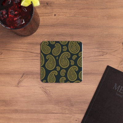 Elegant Paisley Coasters - Set of 50 or 100, Boho Drink Coasters, Rustic Decor, Home Bar Accessories, Housewarming Gift