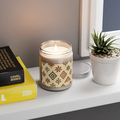 Natural Floral Scented Candle - Eco-Friendly, Aromatherapy Gift, Home Decor, Relaxation, Self-Care, Candle Lovers