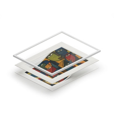 Vibrant Abstract Fine Art Prints (Passepartout Framed), Colorful Wall Decor, Home Art, Gift Ideas, Modern Art Collection, Gallery Wall