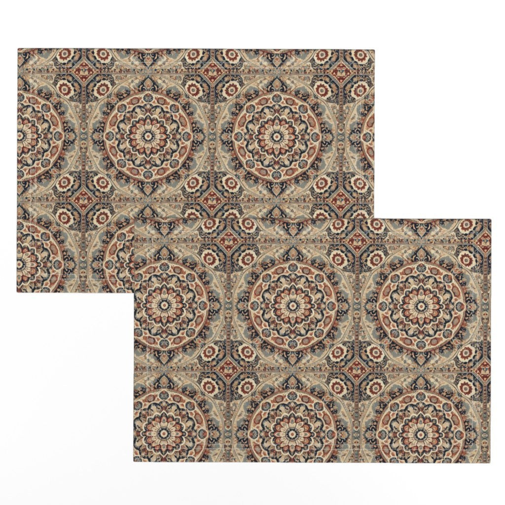 Placemat in Traditional Persian Carpet Design