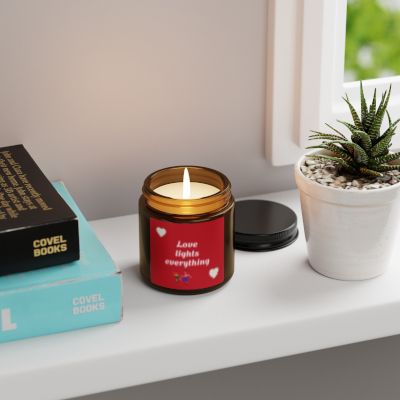 Scented Love Soy Candle, Romantic Gift, Home Decor, Valentine's Day, Aromatherapy