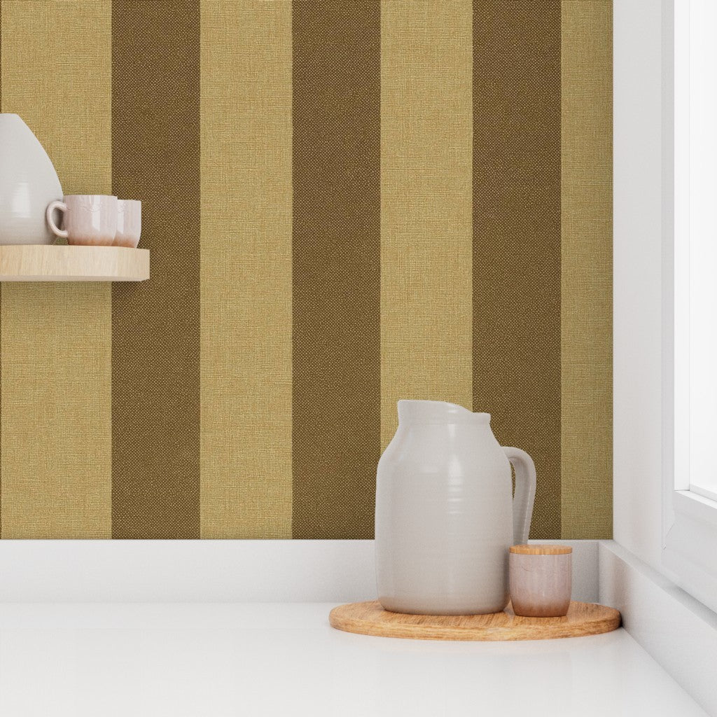 Beige & Brown Retro Stripe – Warm Vintage Vertical Lines