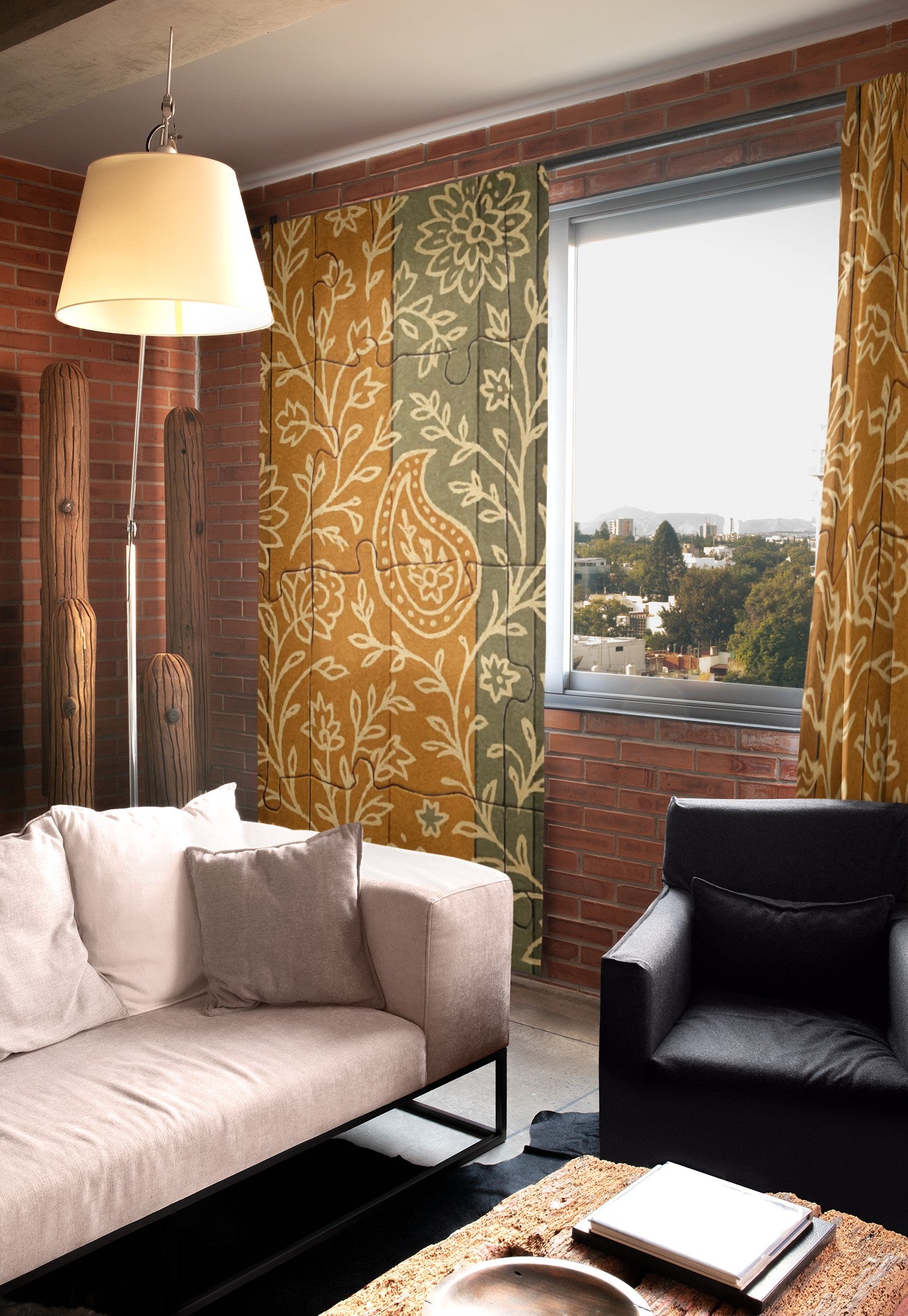 Curtain in Persian Rustic Elrgance