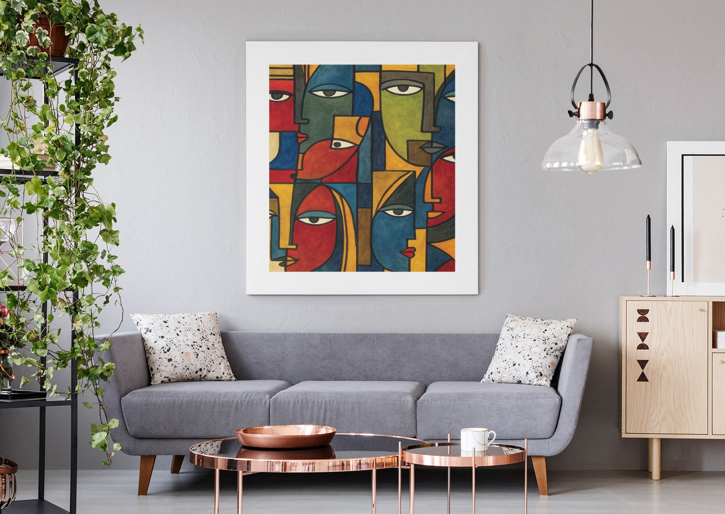 Vibrant Abstract Fine Art Prints (Passepartout Framed), Colorful Wall Decor, Home Art, Gift Ideas, Modern Art Collection, Gallery Wall