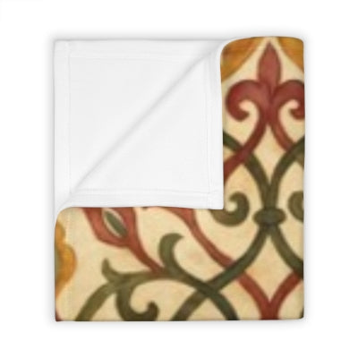 Elegant Floral Throw Blanket, Cozy Home Decor, Couch Cover, Gift for Her, Blanket for All Seasons