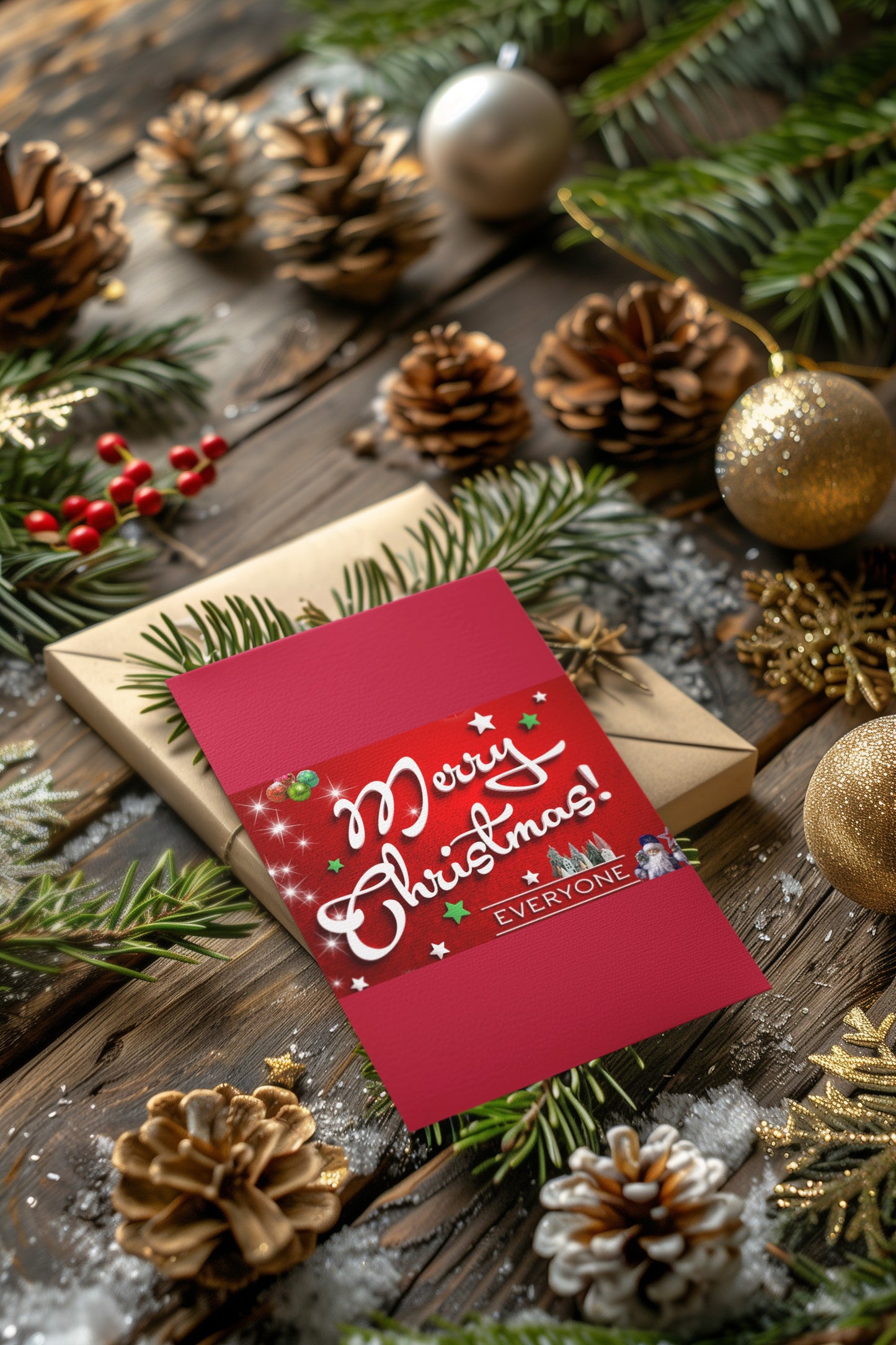Festive Greeting Cards - Merry Christmas! - Holiday Cards, Christmas Cards, Seasonal Greetings, Party Invitations, Personalized Cards