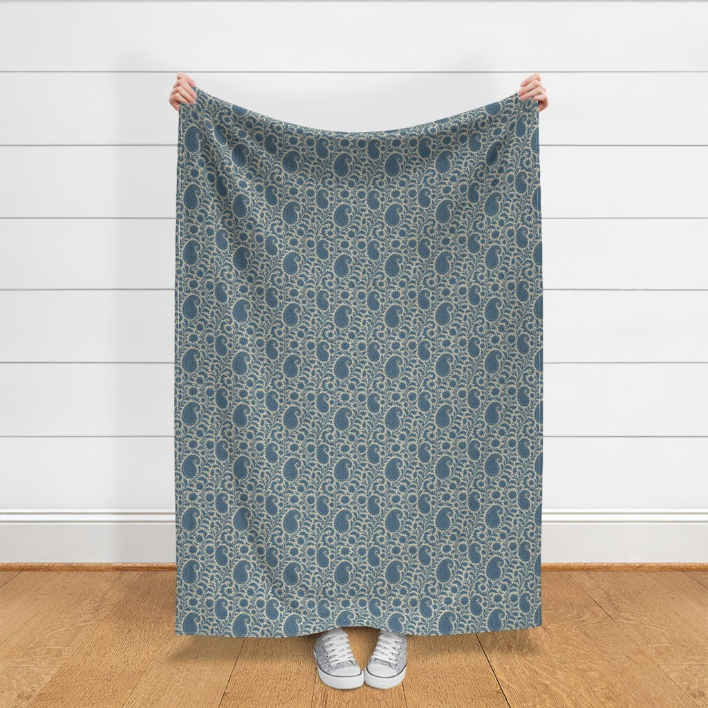 🌿 Classic Blue Paisley - Traditional Persian Inspired Pattern
