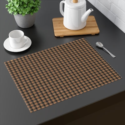 Rustic Plaid Placemat for Dining, Table Decor, Kitchen Table Accessories, Home Gatherings, Fall Dinner Parties, Thanksgiving Tablesetting
