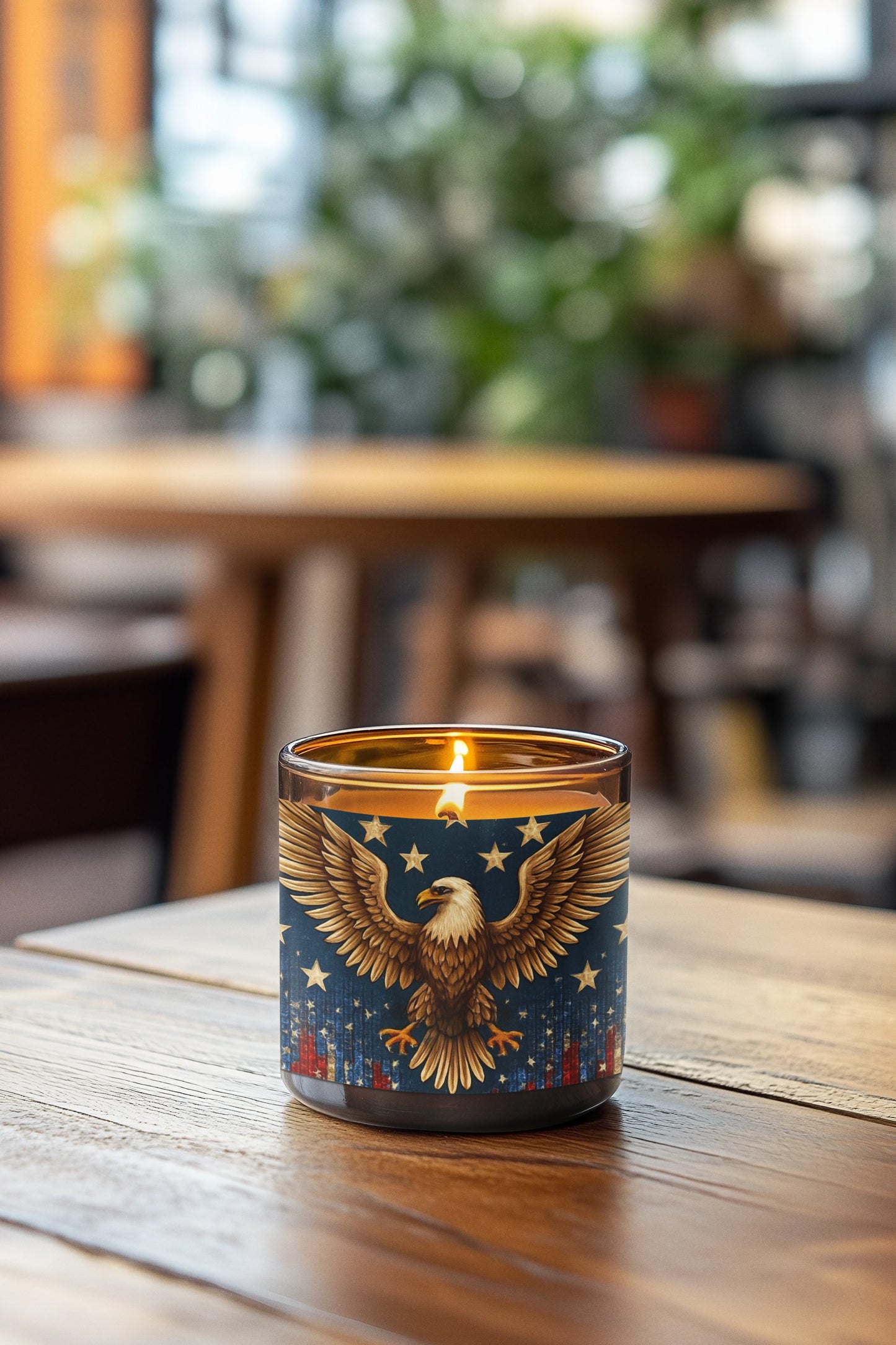 Patriotic Eagle Scented Candle | 9oz Soy Wax | Home Decor, Gift for Independence Day, Relaxation, Front Porch, Aromatherapy