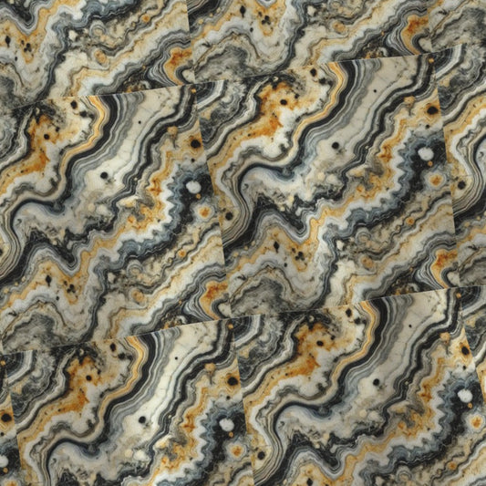 Fabric in Golden Veins Marble Texture