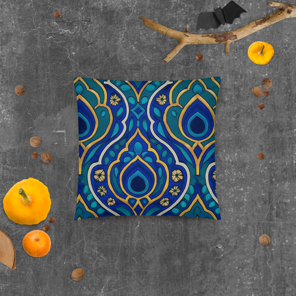 Royal Moroccan Tile Pillow