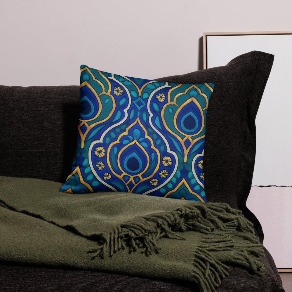Royal Moroccan Tile Pillow