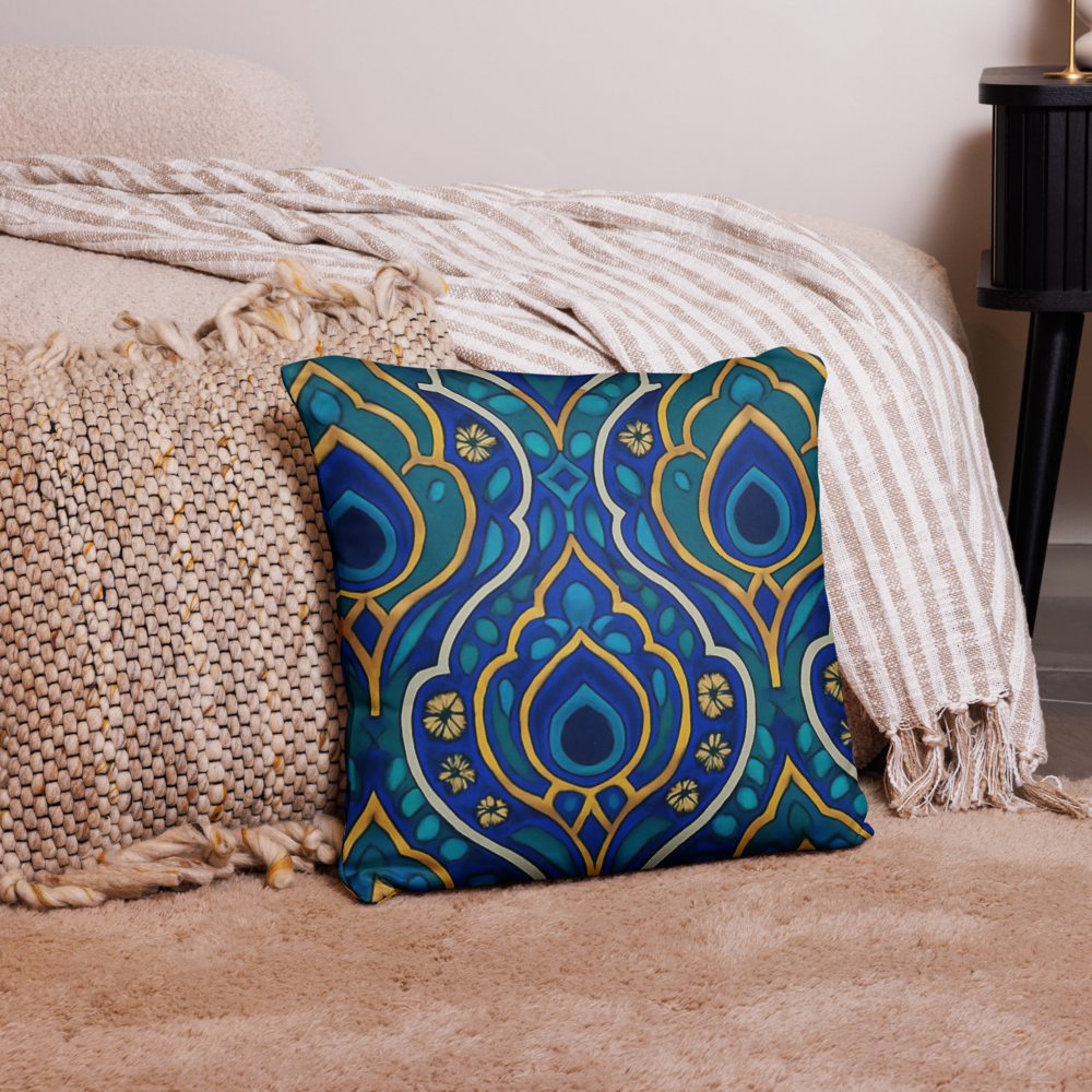 Royal Moroccan Tile Pillow