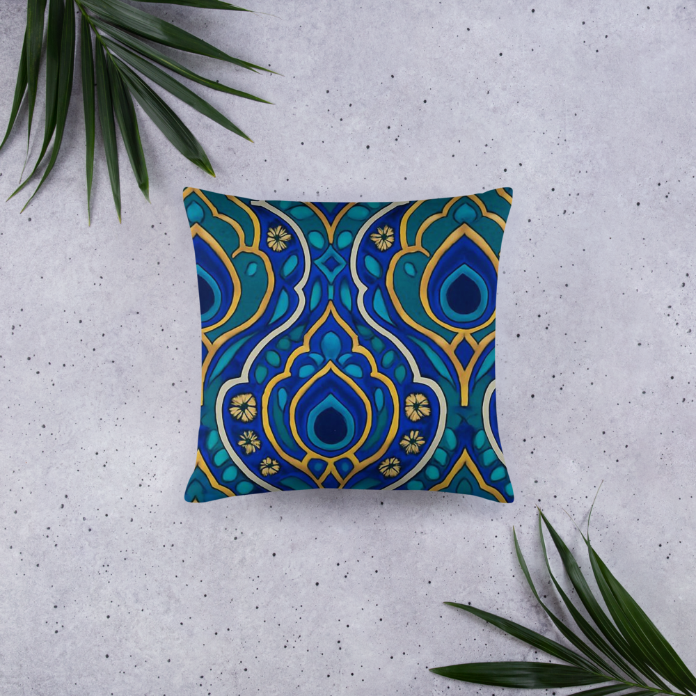Royal Moroccan Tile Pillow