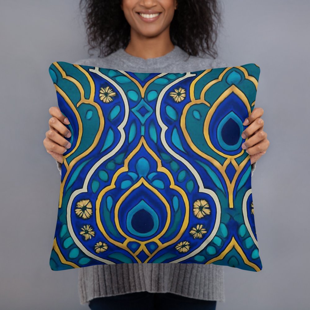 Royal Moroccan Tile Pillow