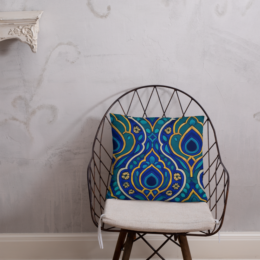 Royal Moroccan Tile Pillow