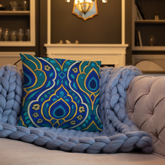 Royal Moroccan Tile Pillow