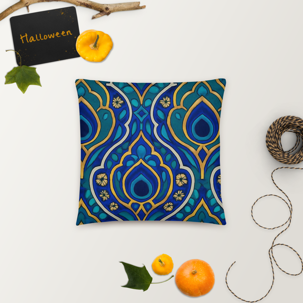 Royal Moroccan Tile Pillow